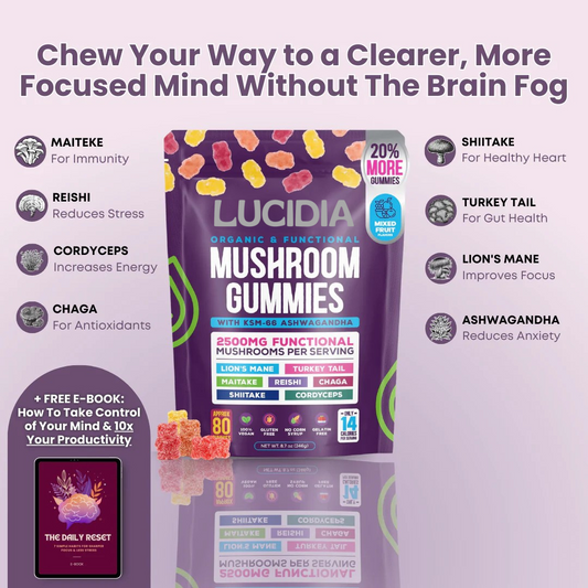 Lucidia™ | Brain Boost Gummies – Natural Clarity & Focus